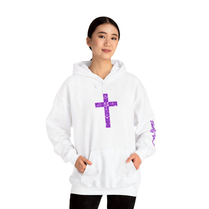 Sweatshirt Faith & Love Unisex Hooded Sweatshirt Inspirational Christian Apparel Spiritual Religious Gift