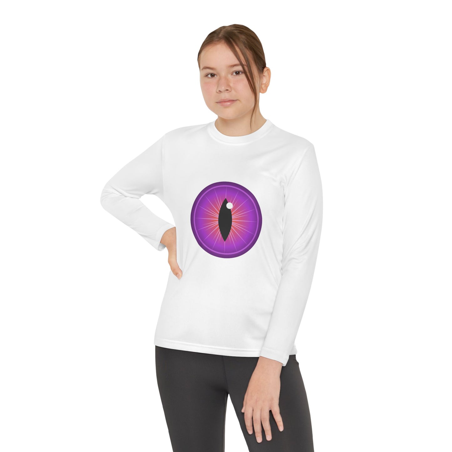 T-Shirt Youth Long Sleeve Monster-Inspired Tee Fun Shirt for Kids Perfect for Halloween Costume Wear Everyday Comfort Cool Graphic T