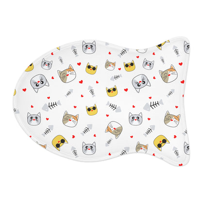 Pet Feeding Mat Cute Cat & Dog Feeding Mat Adorable Pet Dining Mat with Whimsical Animal Design Animal Lover Gift