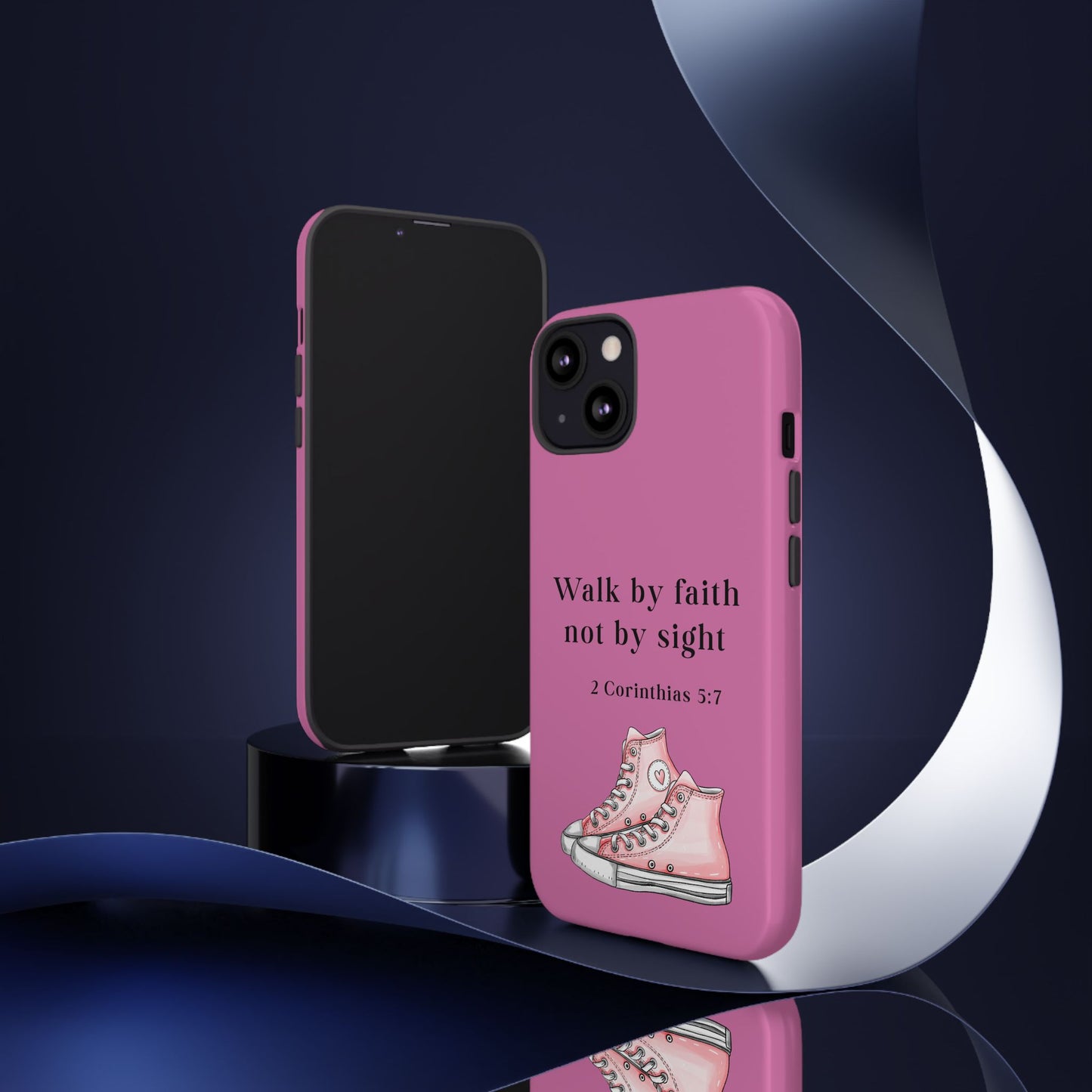 Cellphone Cae Faith-Inspired Phone Case Inspirational Gift Bible Verse Accessory Pink Converse Design Christian Phone Cover
