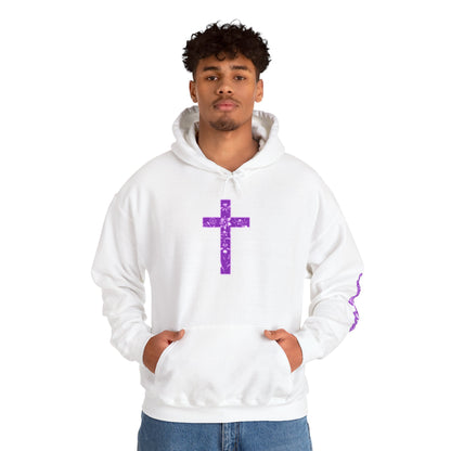 Sweatshirt Faith & Love Unisex Hooded Sweatshirt Inspirational Christian Apparel Spiritual Religious Gift