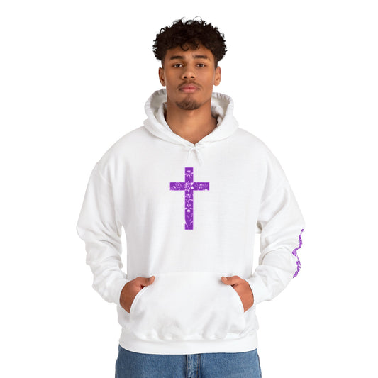 Sweatshirt Faith & Love Unisex Hooded Sweatshirt Inspirational Christian Apparel Spiritual Religious Gift