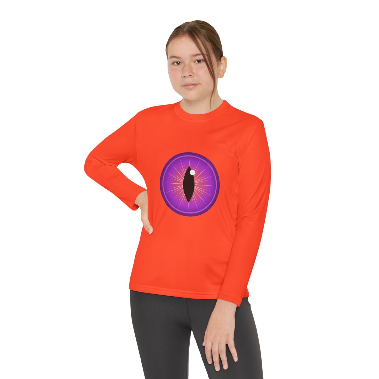 T-Shirt Youth Long Sleeve Monster-Inspired Tee Fun Shirt for Kids Perfect for Halloween Costume Wear Everyday Comfort Cool Graphic T