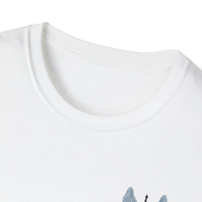 T-Shirt Unisex Softstyle T-Shirt with Inspirational Psalm Design Motivational Tee Christian Apparel Faith-Based Gift Casual Wear
