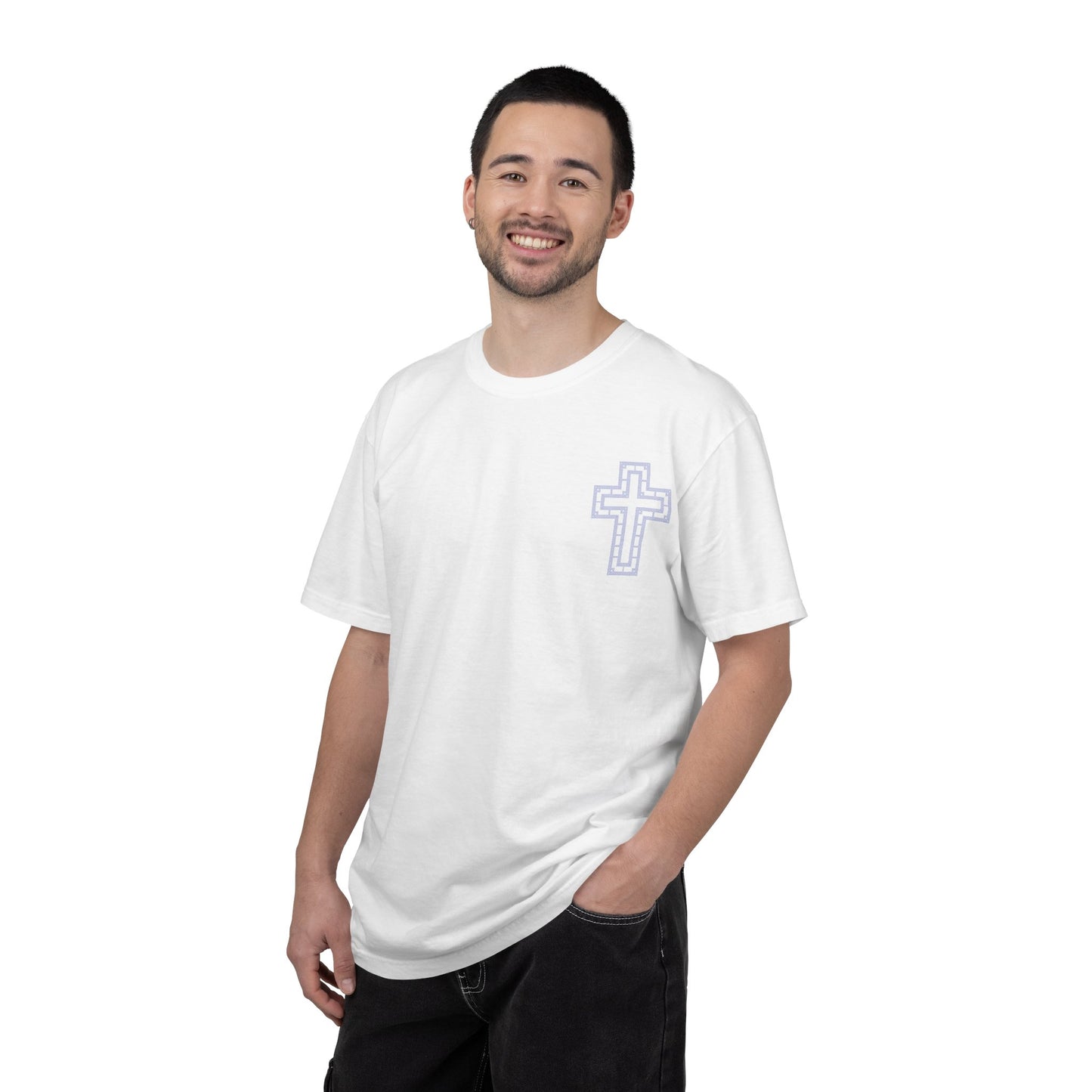 T-Shirt Inspirational Christian T-Shirt Cross & Philippians 4:13 Unisex Apparel Faith Tee Religious Gift Motivational Shirt