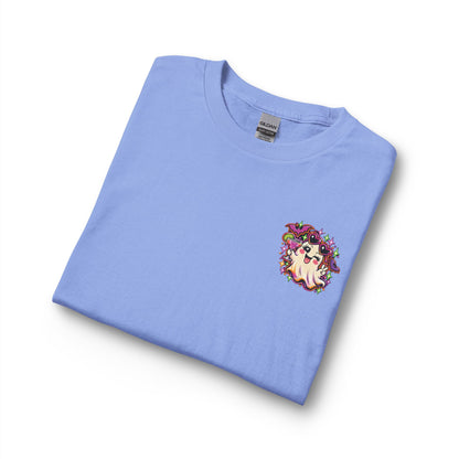 Halloween Long Sleeve Tee — "Just Here for the Boos" Ghost Party Shirt