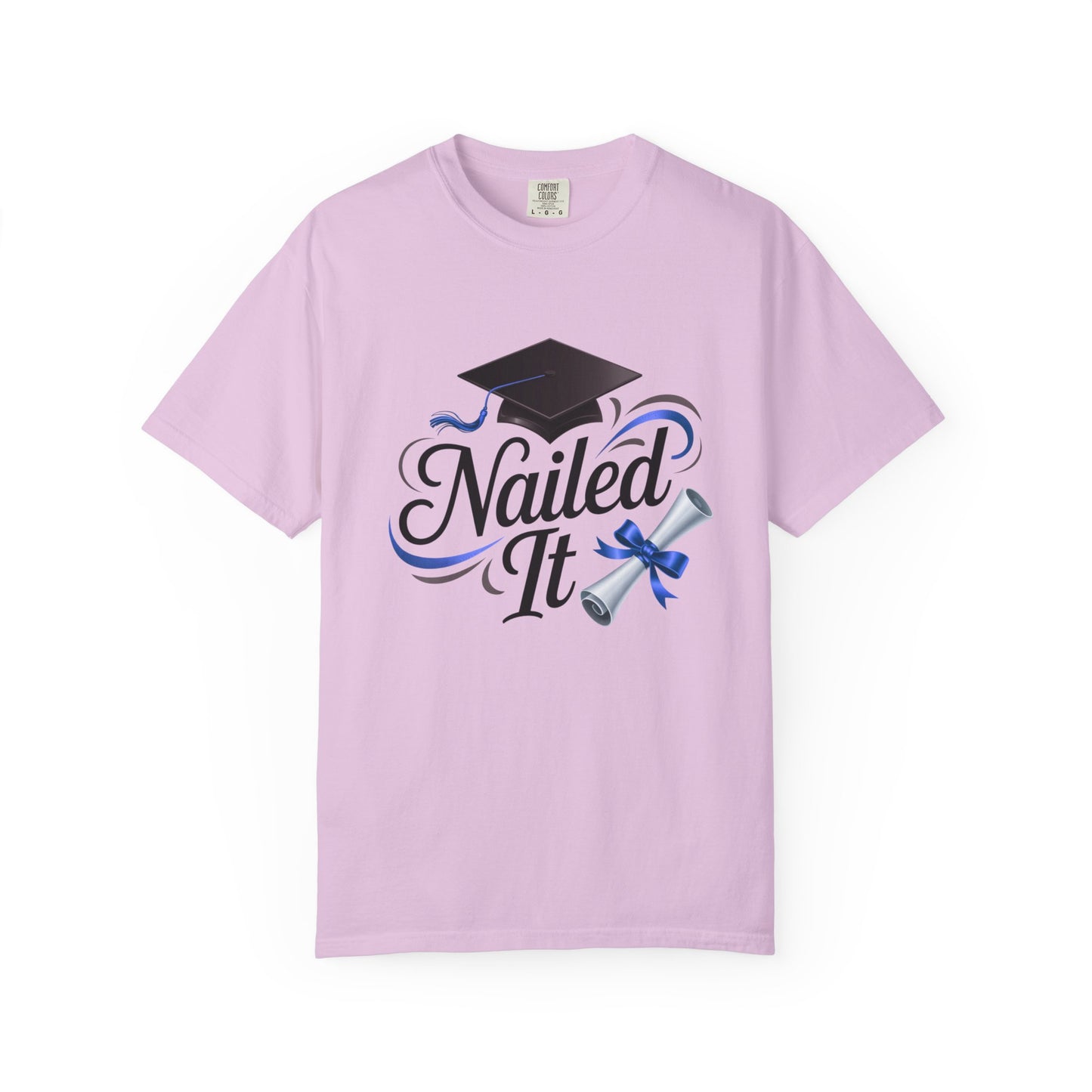 Nailed It Graduation T-Shirt — Cap & Diploma Celebration Tee