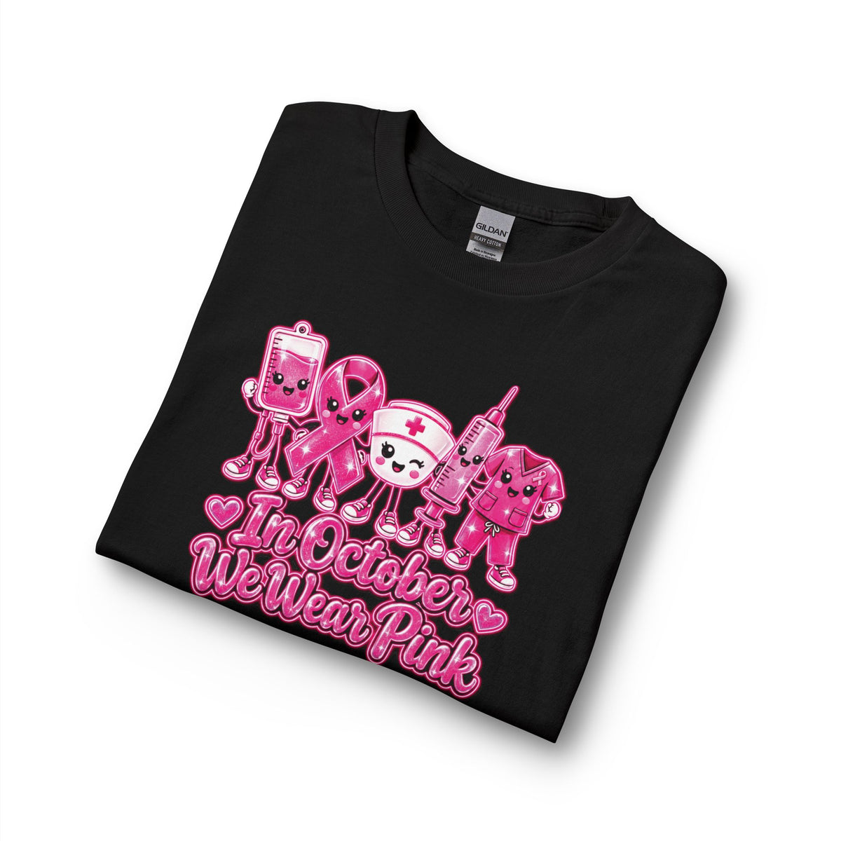 Breast Cancer Awareness Long Sleeve Shirt - "In October We Wear Pink"