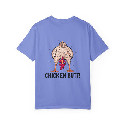 Chicken Butt T-Shirt "Guess What? Chicken Butt!" Funny Novelty Tee Conversation Starter Humorous Statement