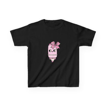 T-Shirt Kids Heavy Cotton™ Tee Fun Graphic Cute School Shirt Everyday Wear Coquette Design
