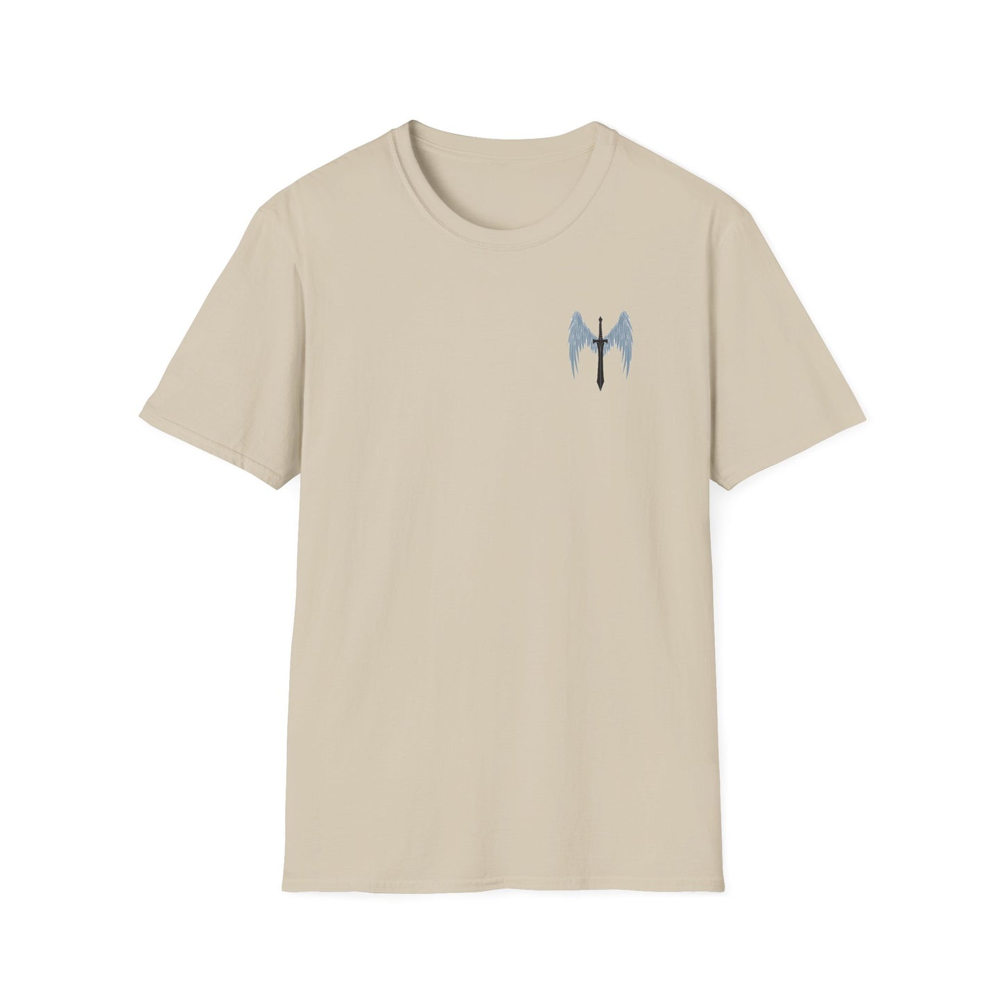 T-Shirt Unisex Softstyle T-Shirt with Inspirational Psalm Design Motivational Tee Christian Apparel Faith-Based Gift Casual Wear