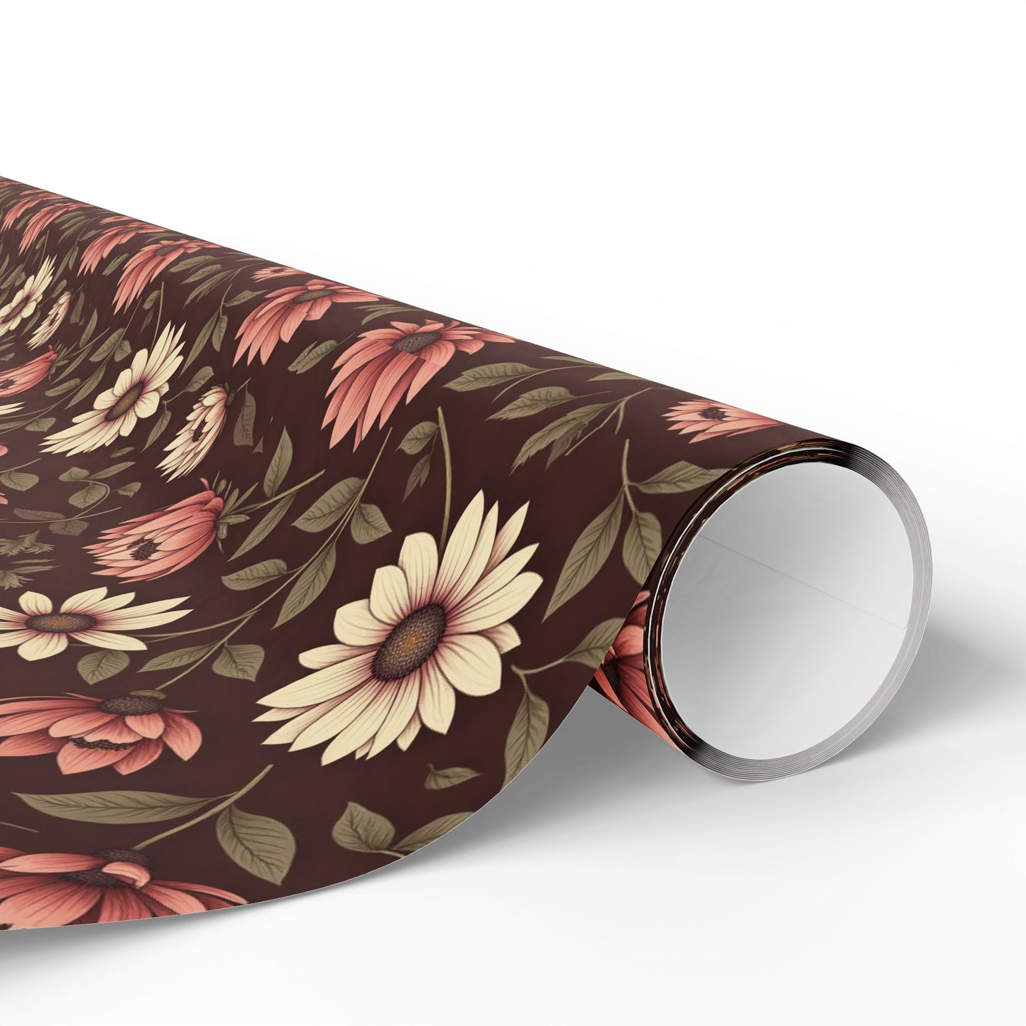 Floral Gift Wrap Paper Rustic Wrapping Paper for Birthdays Holidays & Special Occasions Eco Friendly Gift Packaging Floral Design