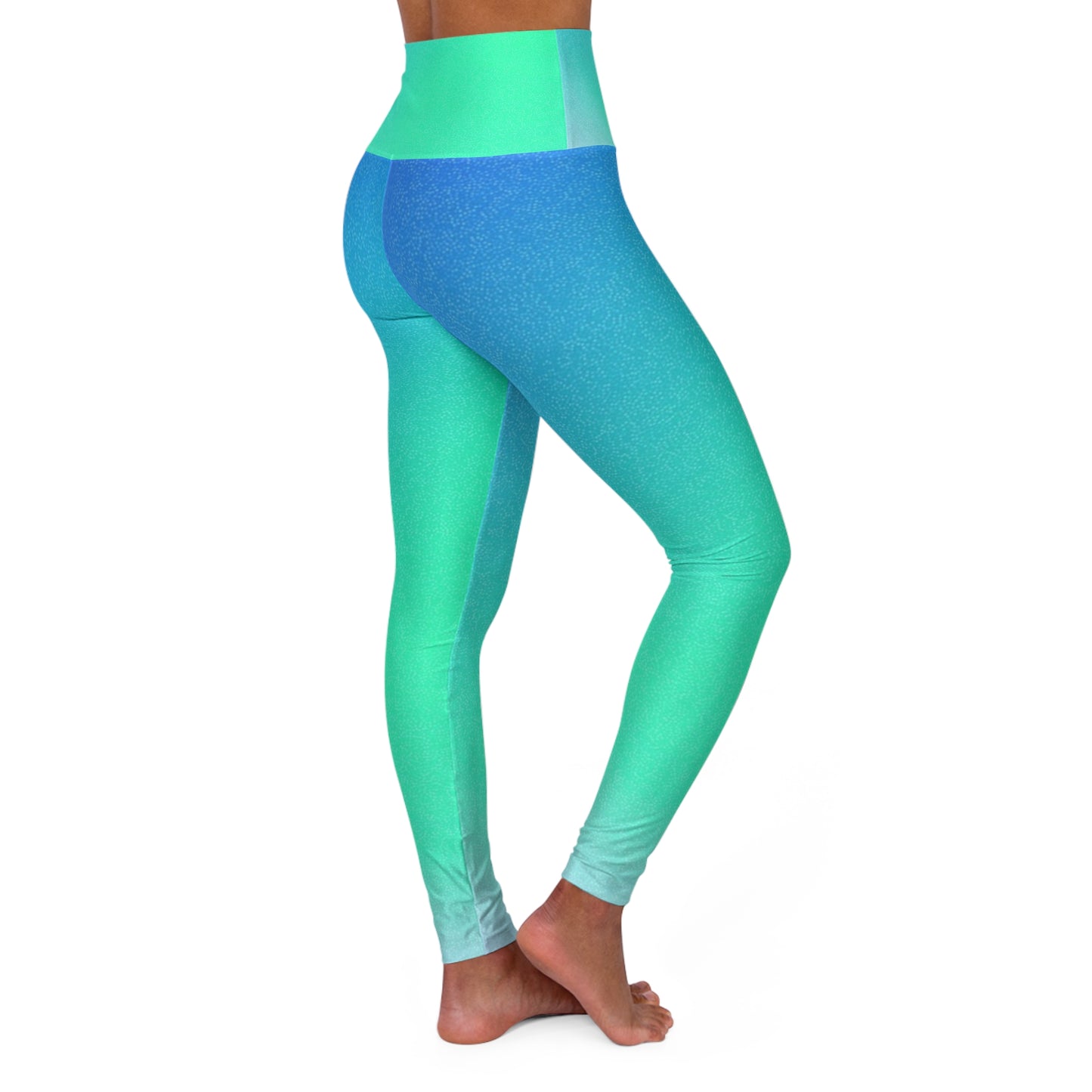 Yoga Leggings Vibrant High Waisted Fitness Apparel Activewear Workout Pants Gift for Yogis Athleisure Leggings Eco-Friendly Leggings