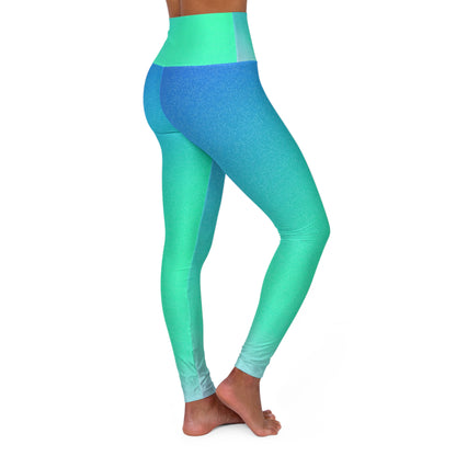 Yoga Leggings Vibrant High Waisted Fitness Apparel Activewear Workout Pants Gift for Yogis Athleisure Leggings Eco-Friendly Leggings