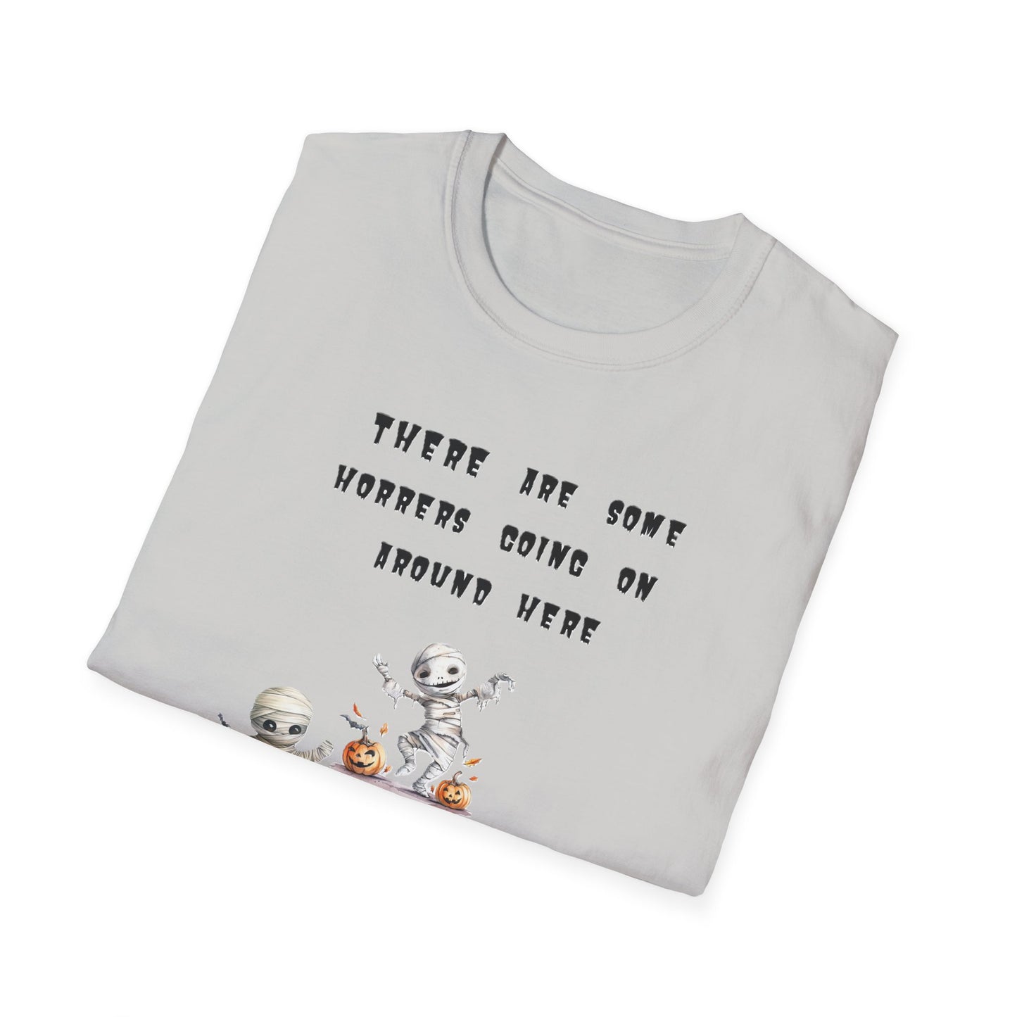 T-Shirt Halloween Graphic T-Shirt Spooky Season Tee Unisex Soft Style Shirt Retro Halloween Gift Fall Fashion Cute Halloween Design