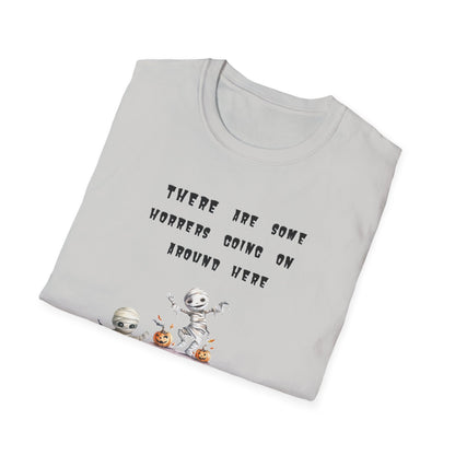 T-Shirt Halloween Graphic T-Shirt Spooky Season Tee Unisex Soft Style Shirt Retro Halloween Gift Fall Fashion Cute Halloween Design