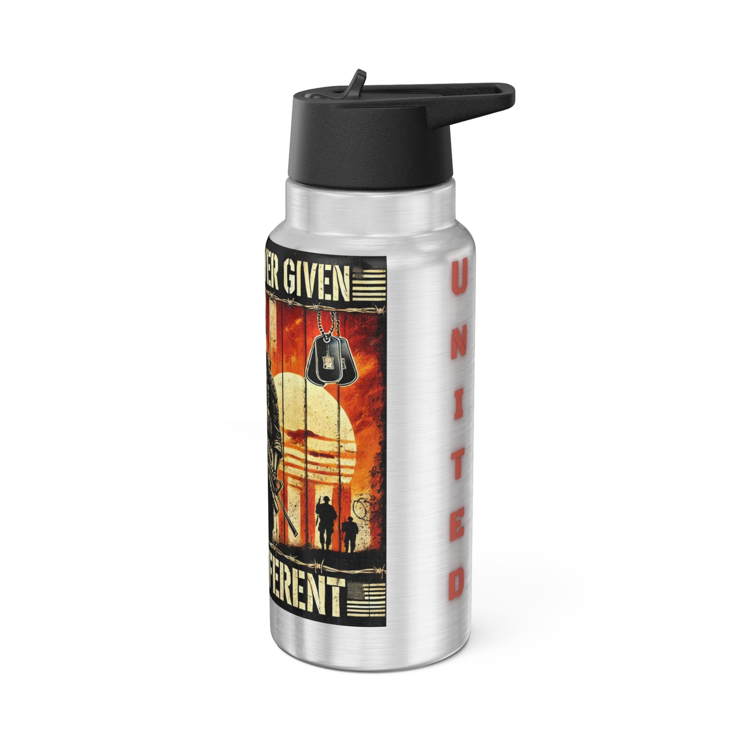 Tumbler Travel Patriotic Gator Tumbler - 32oz  Military Inspired Built Different Military Gift For Anyone
