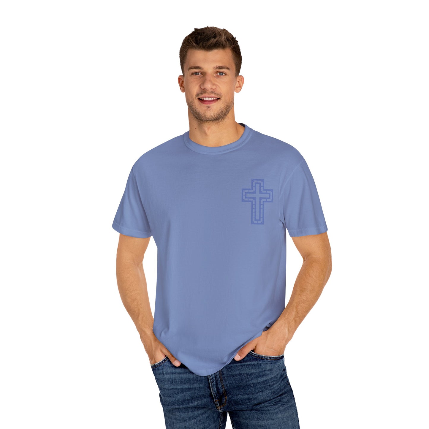 T-Shirt Inspirational Christian T-Shirt Cross & Philippians 4:13 Unisex Apparel Faith Tee Religious Gift Motivational Shirt