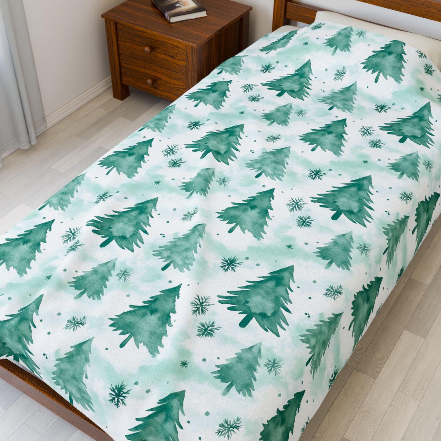 Blanket Cozy Christmas Tree Plush Holiday Decor Winter Warmth Gift for anyone Snuggle Blanket Seasonal Home Accent