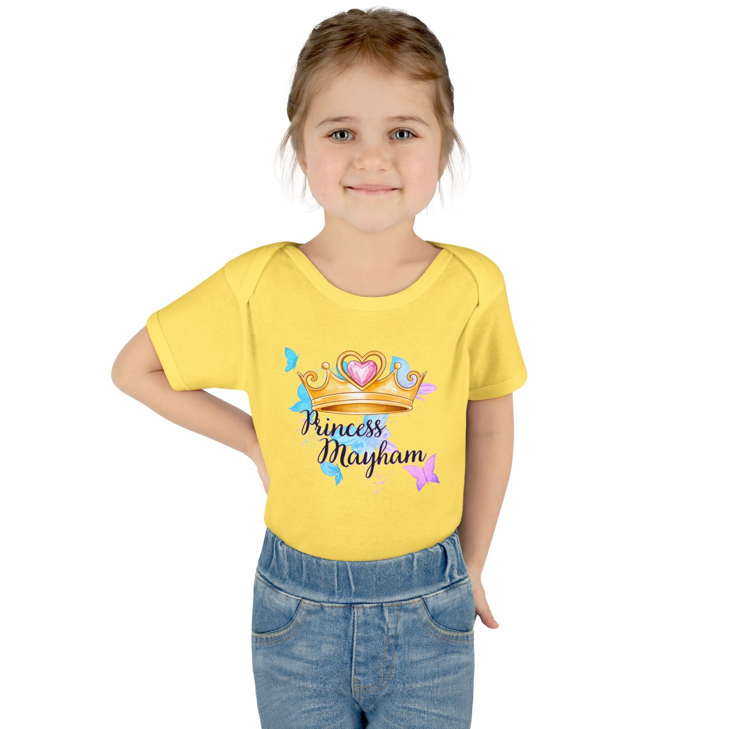 Princess Mayham Infant Bodysuit — Cute Crown Baby Onesie for Newborns & Baby Shower Gifts