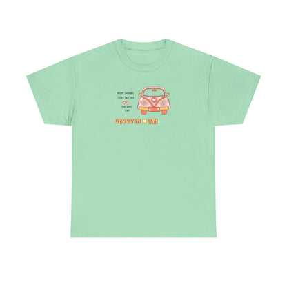 T-Shirt Perfect Gift for Road Trip Lovers Retro VW Car Unisex Heavy Cotton Tee Funny Getting Older Joke