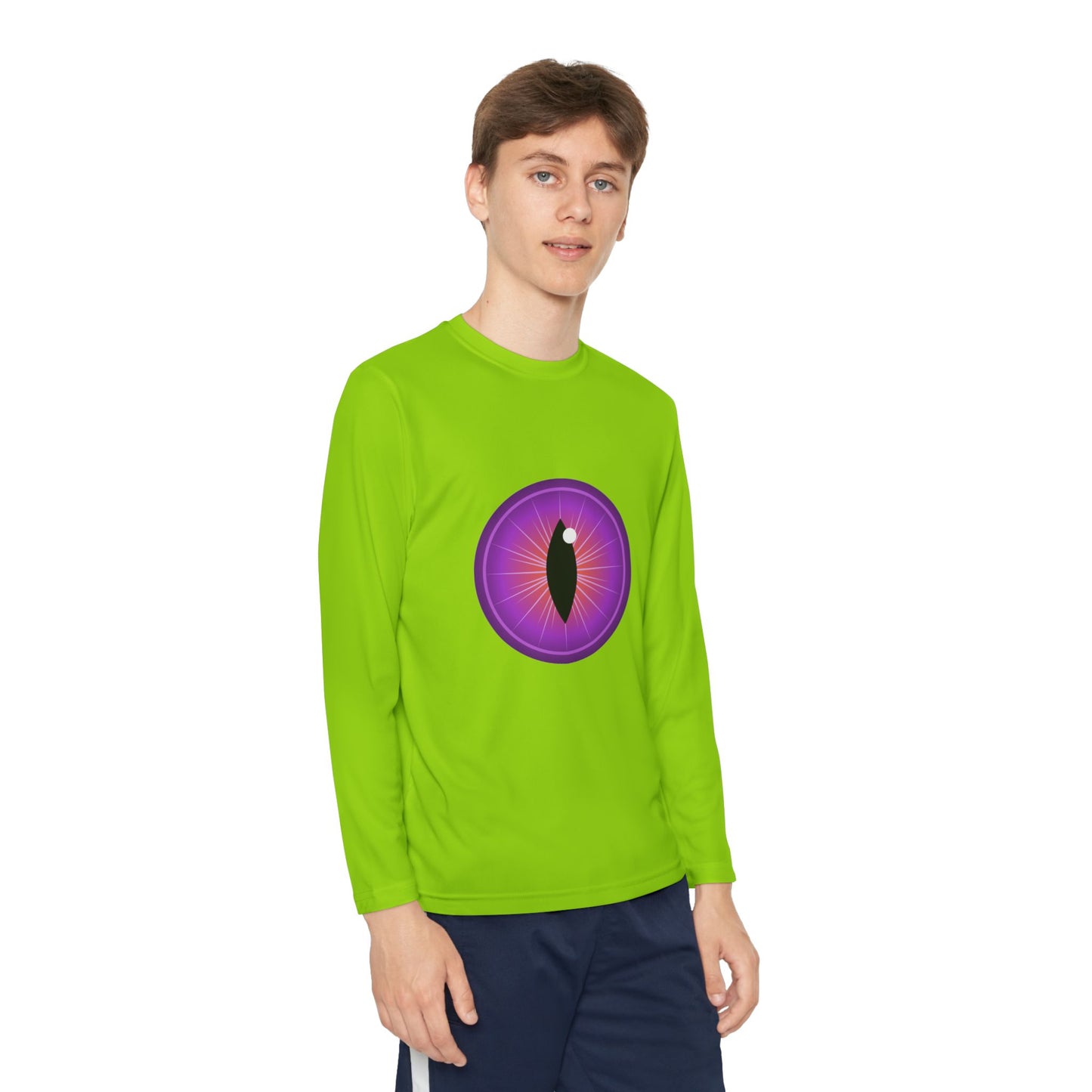 T-Shirt Youth Long Sleeve Monster-Inspired Tee Fun Shirt for Kids Perfect for Halloween Costume Wear Everyday Comfort Cool Graphic T
