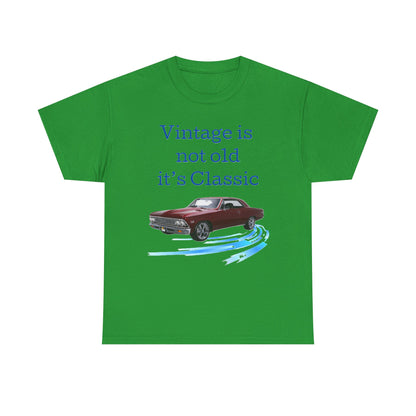 T-Shirt Vintage Classic Car Tee - Perfect for Car Enthusiasts Gift for Him/Her, Casual Wear, Everyday Style, Retro Vibe