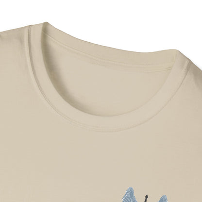 T-Shirt Unisex Softstyle T-Shirt with Inspirational Psalm Design Motivational Tee Christian Apparel Faith-Based Gift Casual Wear