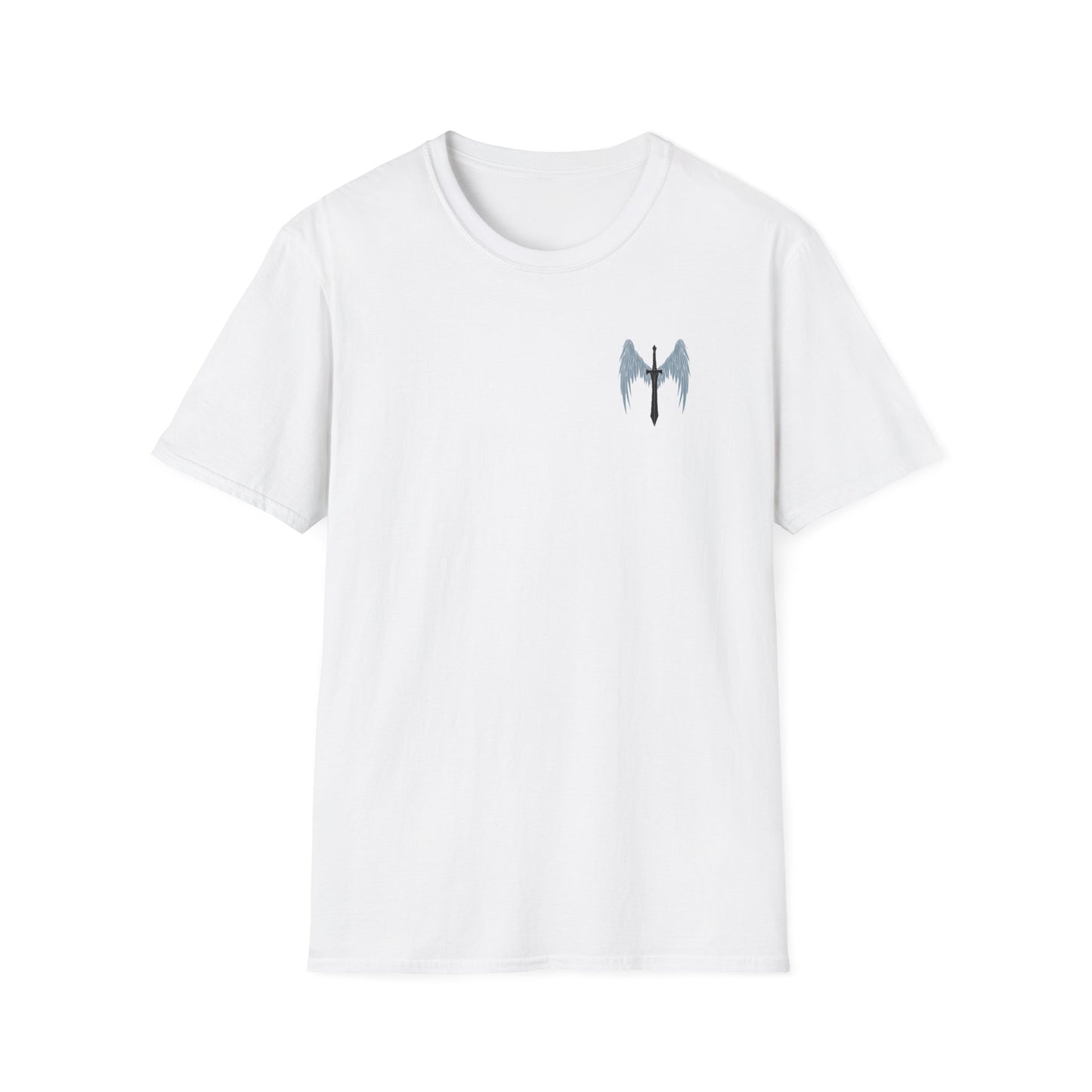 T-Shirt Unisex Softstyle T-Shirt with Inspirational Psalm Design Motivational Tee Christian Apparel Faith-Based Gift Casual Wear