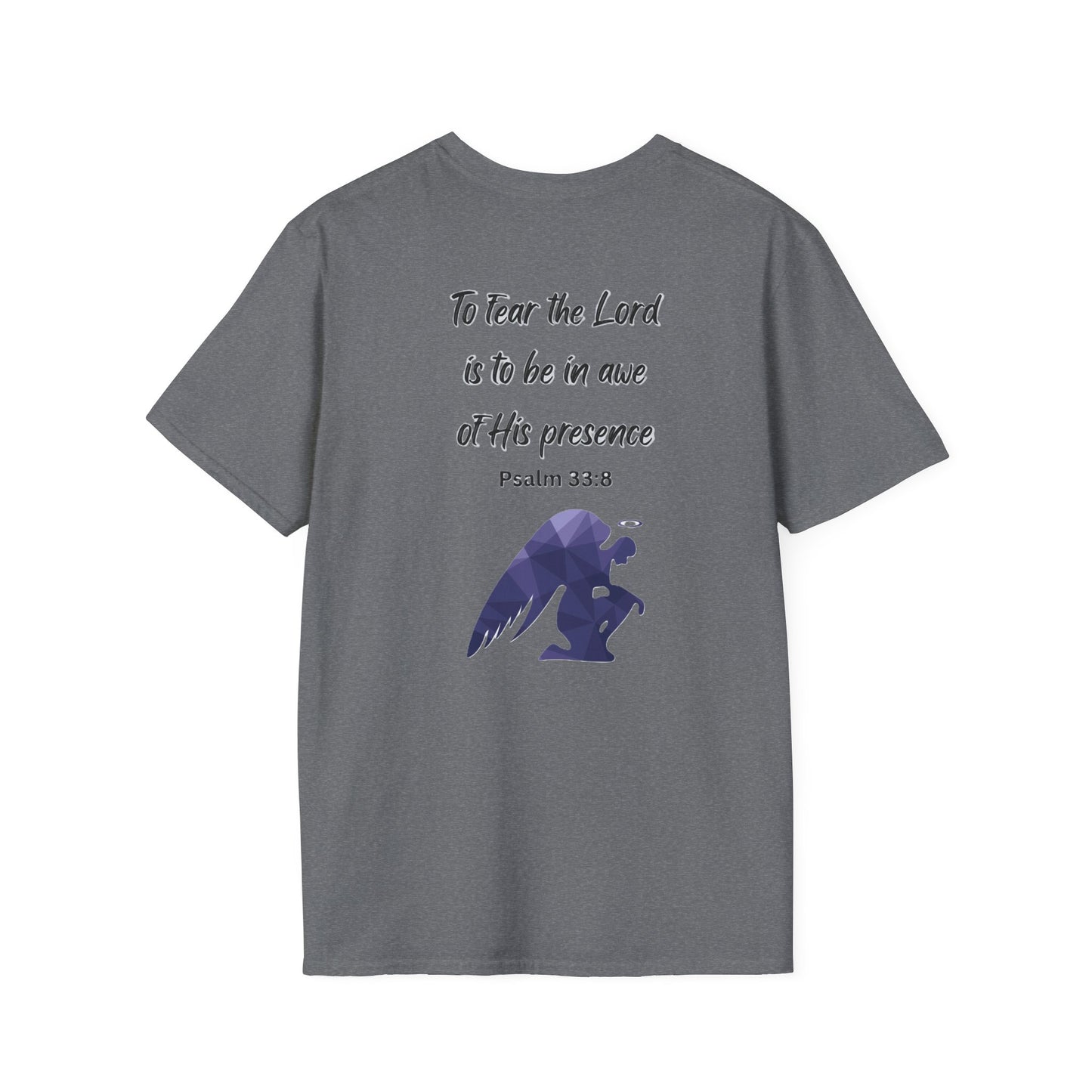 T-Shirt Unisex Softstyle T-Shirt with Inspirational Psalm Design Motivational Tee Christian Apparel Faith-Based Gift Casual Wear