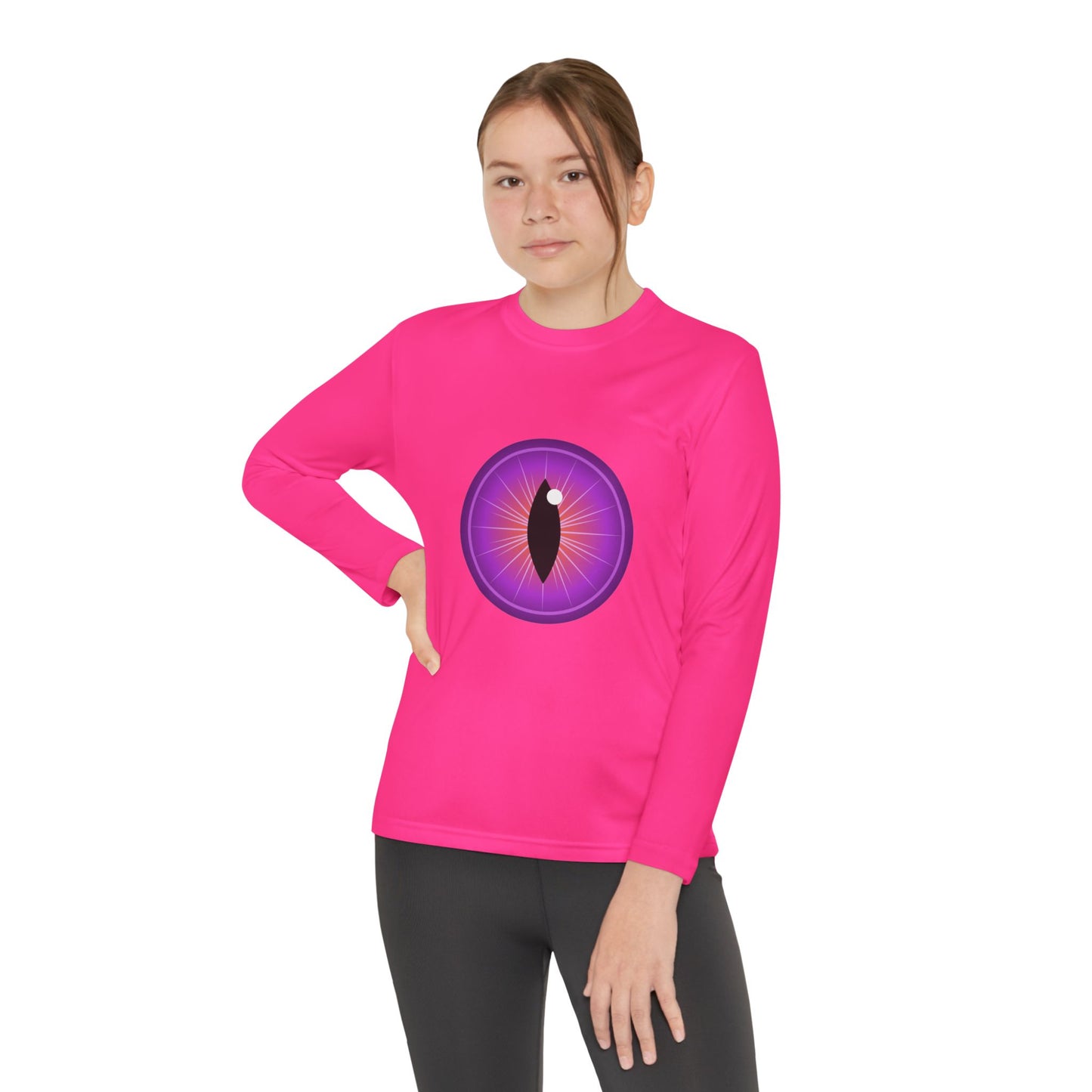 T-Shirt Youth Long Sleeve Monster-Inspired Tee Fun Shirt for Kids Perfect for Halloween Costume Wear Everyday Comfort Cool Graphic T