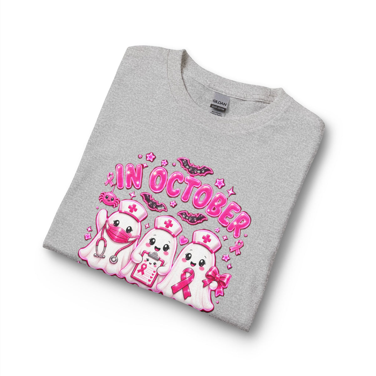 Long Sleeve Shirt — "In October We Wear Pink" Breast Cancer Awareness