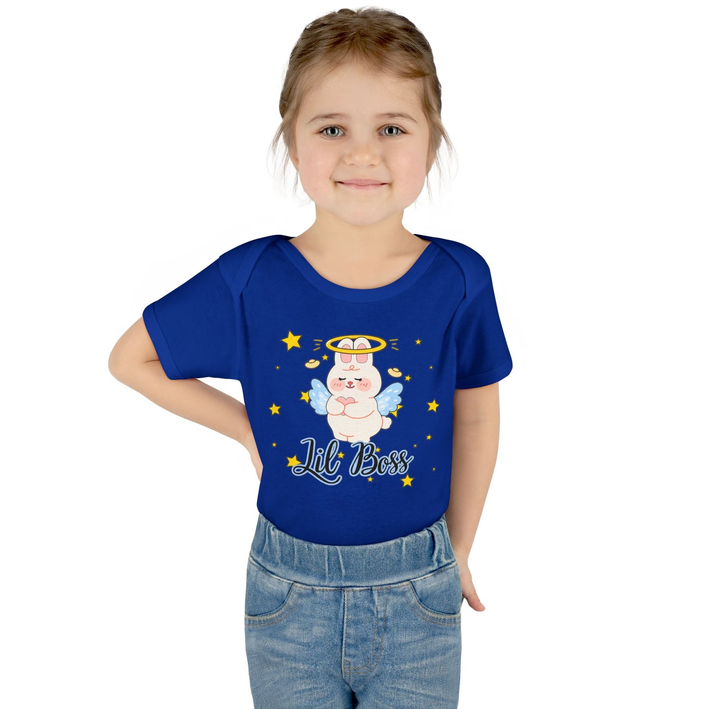 Lil Boss Angel Baby Bodysuit — Cute Infant Onesie