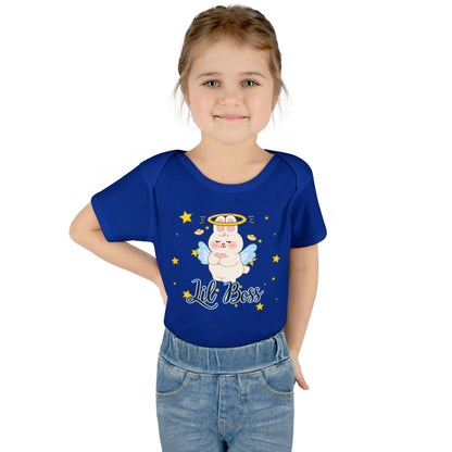 Lil Boss Angel Baby Bodysuit — Cute Infant Onesie