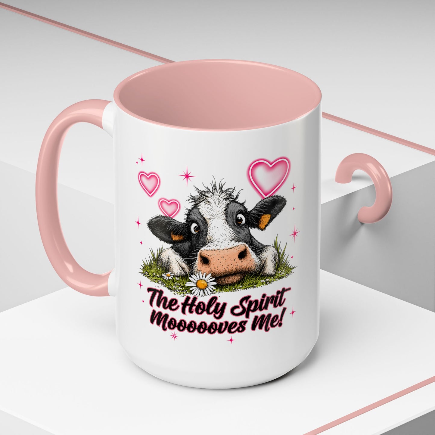 The Holy Spirit Moooves Me Coffee Mug