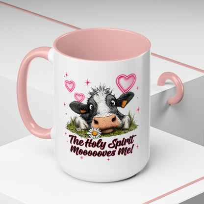 The Holy Spirit Moooves Me Coffee Mug