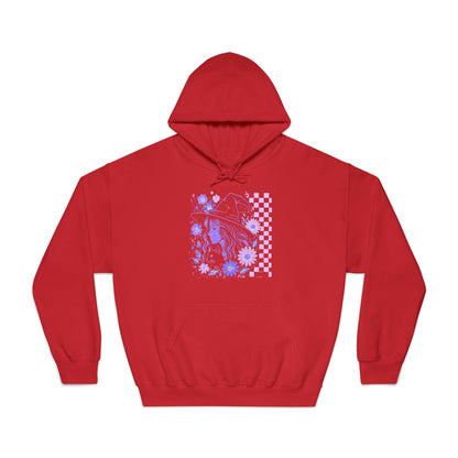 Sweatshirt Whimsical Floral Unisex Hooded Sweatshirt Casual Wear Streetwear Gift for Her Cozy Sweatshirt Spring Fashion Halloween