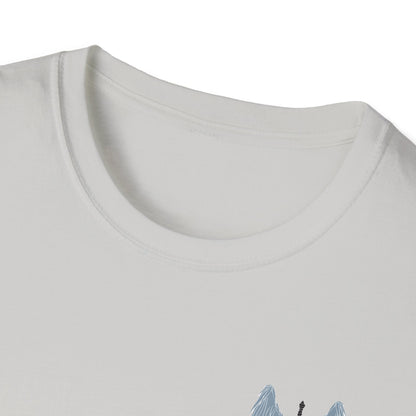 T-Shirt Unisex Softstyle T-Shirt with Inspirational Psalm Design Motivational Tee Christian Apparel Faith-Based Gift Casual Wear