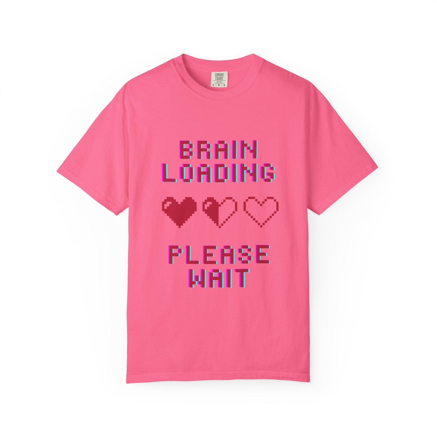 T-Shirt Brain Loading Unisex T-shirt Gamer Gift Fun Gift Geeky Apparel Cute Slogan Tee Perfect for Relaxation