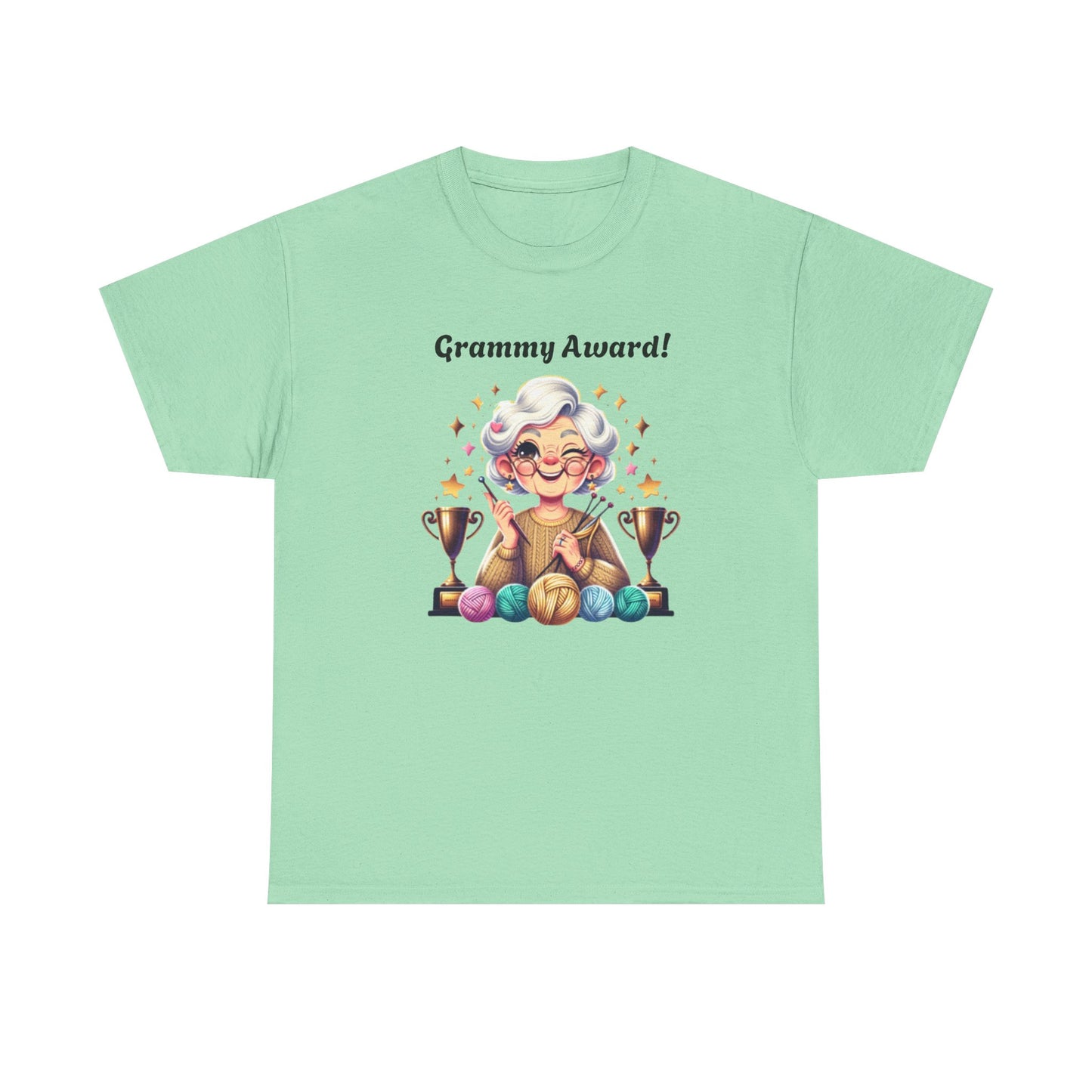 T-Shirt Grammy Award Unisex Heavy Cotton Tee - Celebrate Your Achievements Gift for Grandmothers