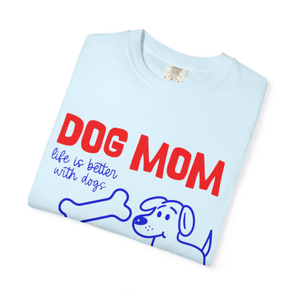 Dog Mom Club T-Shirt — Cute Paw Print & Bone Graphic Tee
