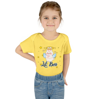 Lil Boss Angel Baby Bodysuit — Cute Infant Onesie