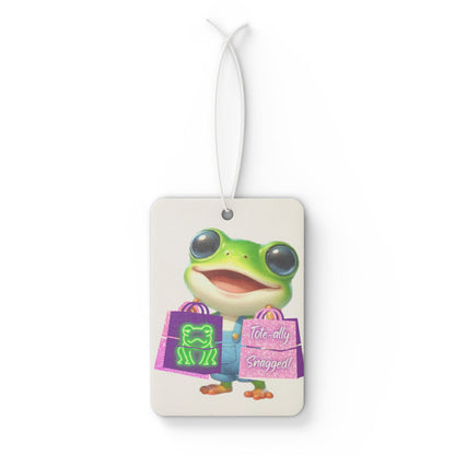Car Air Freshener — Cute Froggy Shopper Scented Hanging Air Freshener