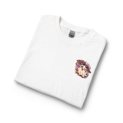 Halloween Long Sleeve Tee — "Just Here for the Boos" Ghost Party Shirt