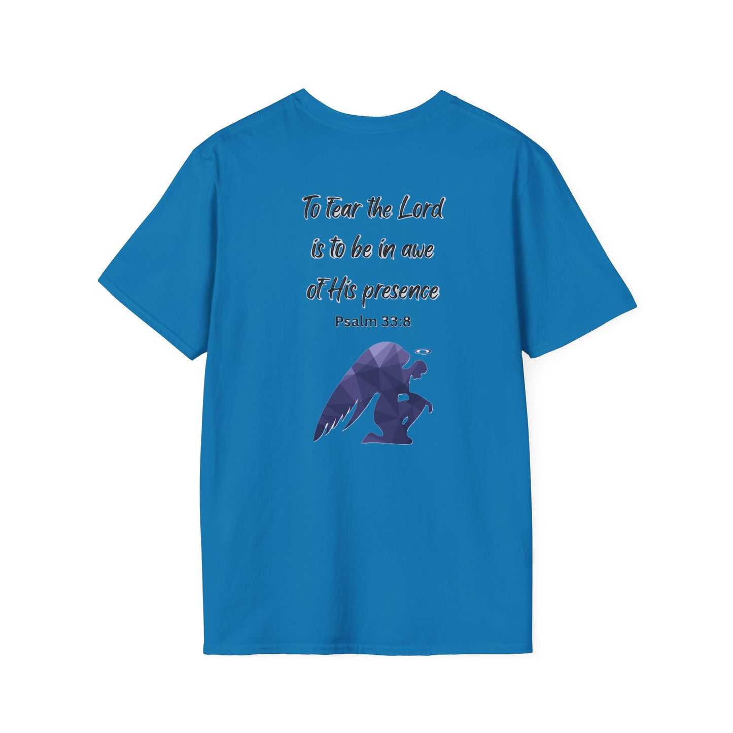 T-Shirt Unisex Softstyle T-Shirt with Inspirational Psalm Design Motivational Tee Christian Apparel Faith-Based Gift Casual Wear