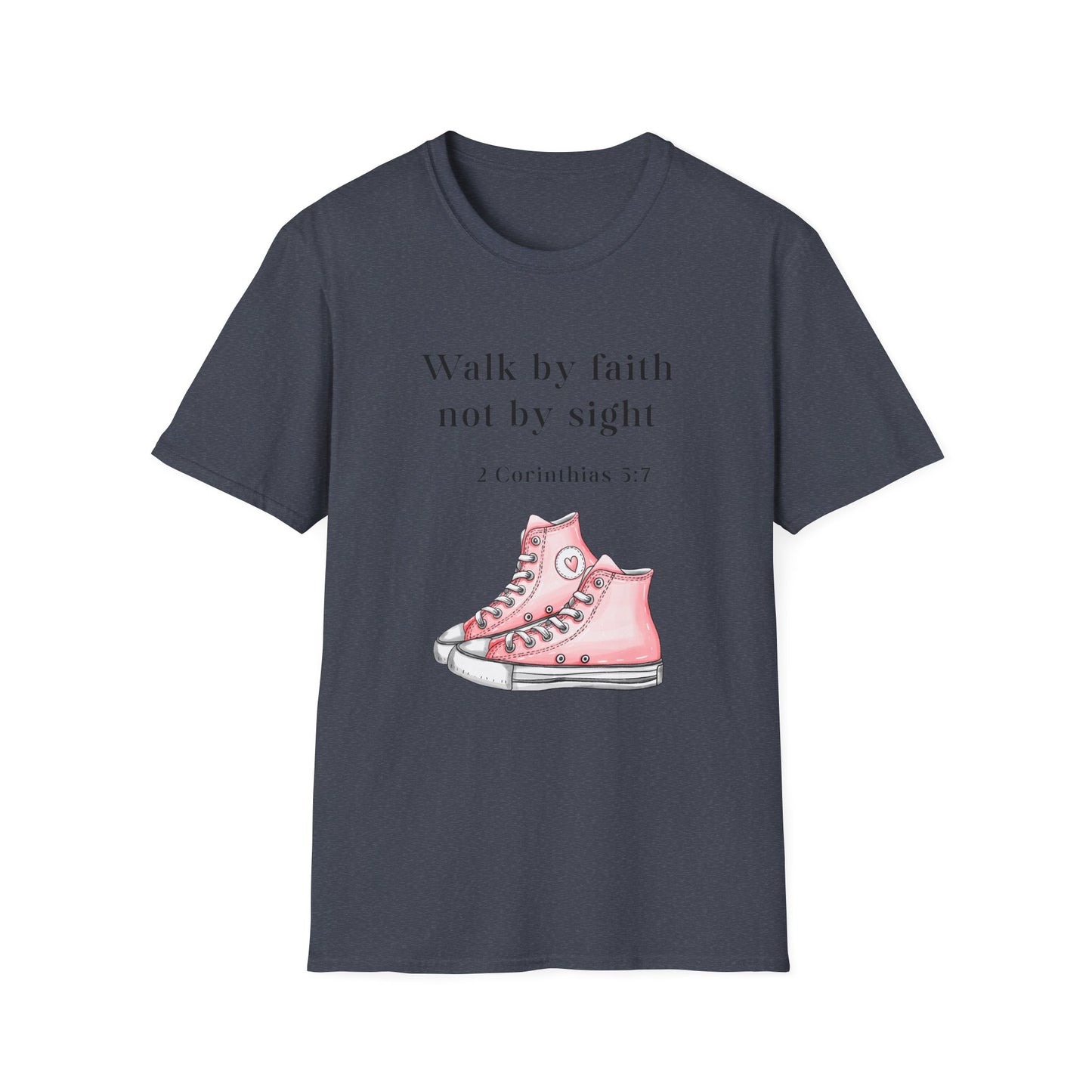 Faith-Inspired Unisex T-Shirt, Walk by Faith Tee, Christian Graphic Shirt, Inspirational Apparel, Casual Everyday Wear, Birthday Gift Idea