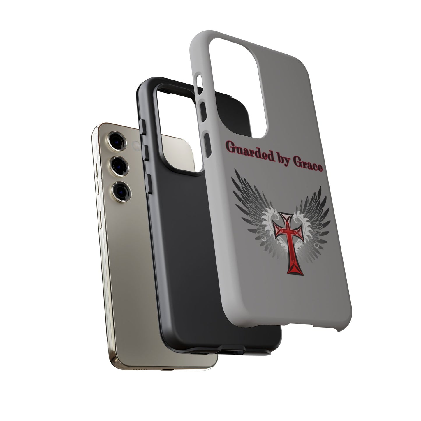 Cell Phone Case with Guardian Angel Design Tough Cases for Protection Spiritual Gifts Unique Accessories Personalized Tech