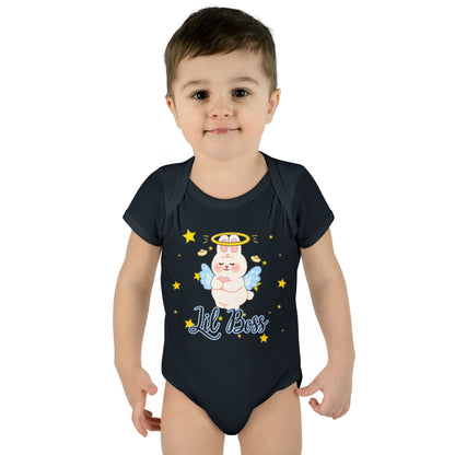 Lil Boss Angel Baby Bodysuit — Cute Infant Onesie