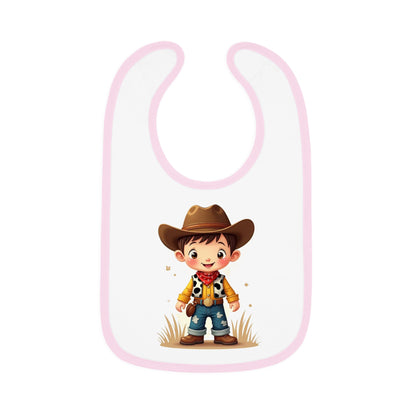 Baby Cowboy Bib Adorable Bib for Toddlers Funny Baby Gift Cowboy Theme Nursery Cute Baby Accessories