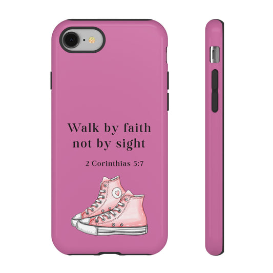 Cellphone Cae Faith-Inspired Phone Case Inspirational Gift Bible Verse Accessory Pink Converse Design Christian Phone Cover